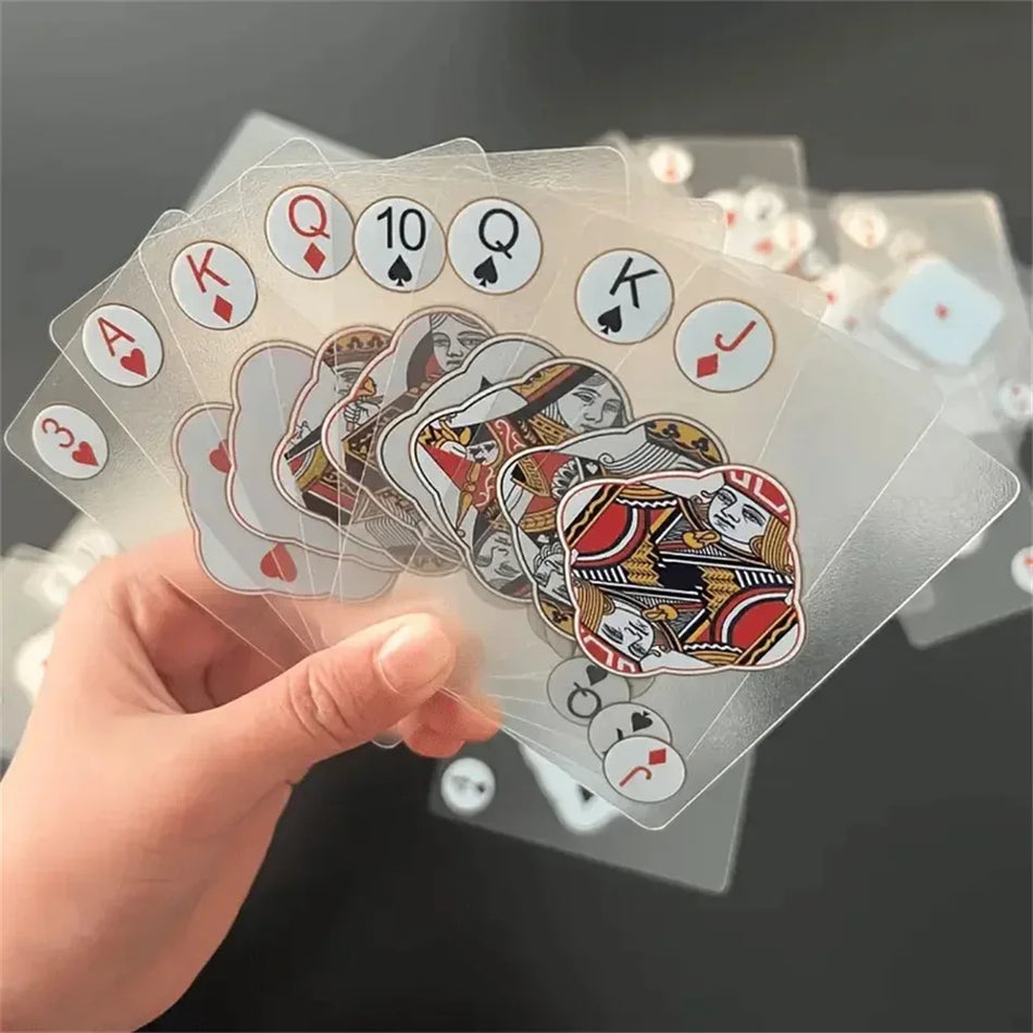 Waterproof Transparent PVC Playing Cards Poker Blackjack