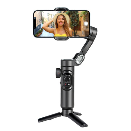 AOCHUAN 3-Axis Handheld Gimbal Stabilizer &ndash; Smooth Video and Face Tracking Basic(No Light)