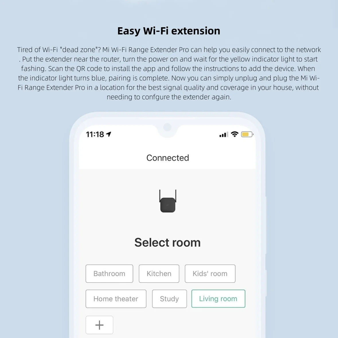 Xiaomi Wifi Amplifier Pro 300M 2.4G Repeater - Range Boost