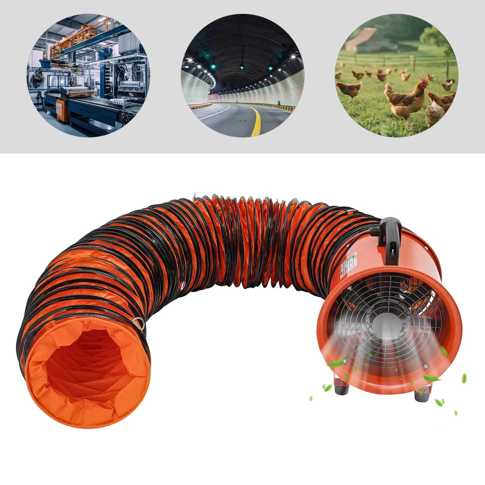 Explosion Proof Fan With Galvanized Steel - Copper Motor