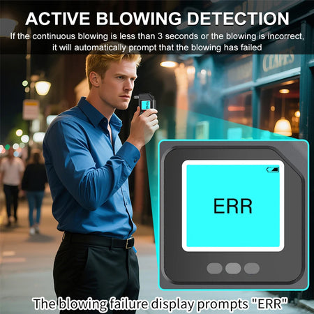 Alcohol Breathalyzer &ndash; Portable High-Accuracy LCD Display