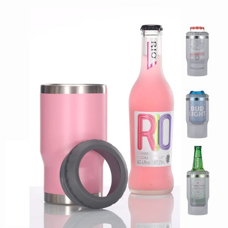 4 in 1 Travel Mug And Can Cooler - Insulated Universal