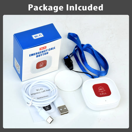 SMARSECUR Tuya WiFi Smart SOS Call Button - One Tap Alert