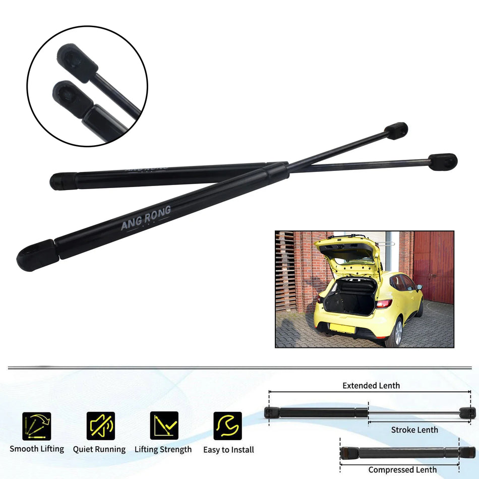 Amortyzatory gazowe do Renault Clio MK2 Hatchback tylne wsparcia bagażnika stal węglowa - zamiennik aftermarketowy