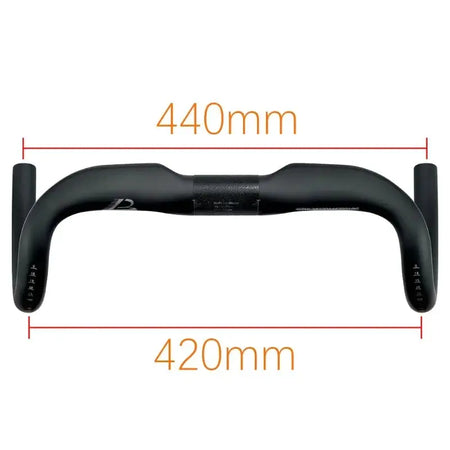 BALUGOE Full Carbon Road Bicycle Handlebar Full Internal Wiring Road Bike Handle Bar Professional Competition Carbon Fiber Bar by InterCyprus Trading Ltd