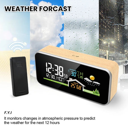 Wireless Weather Station Clock &ndash; Digital Thermometer