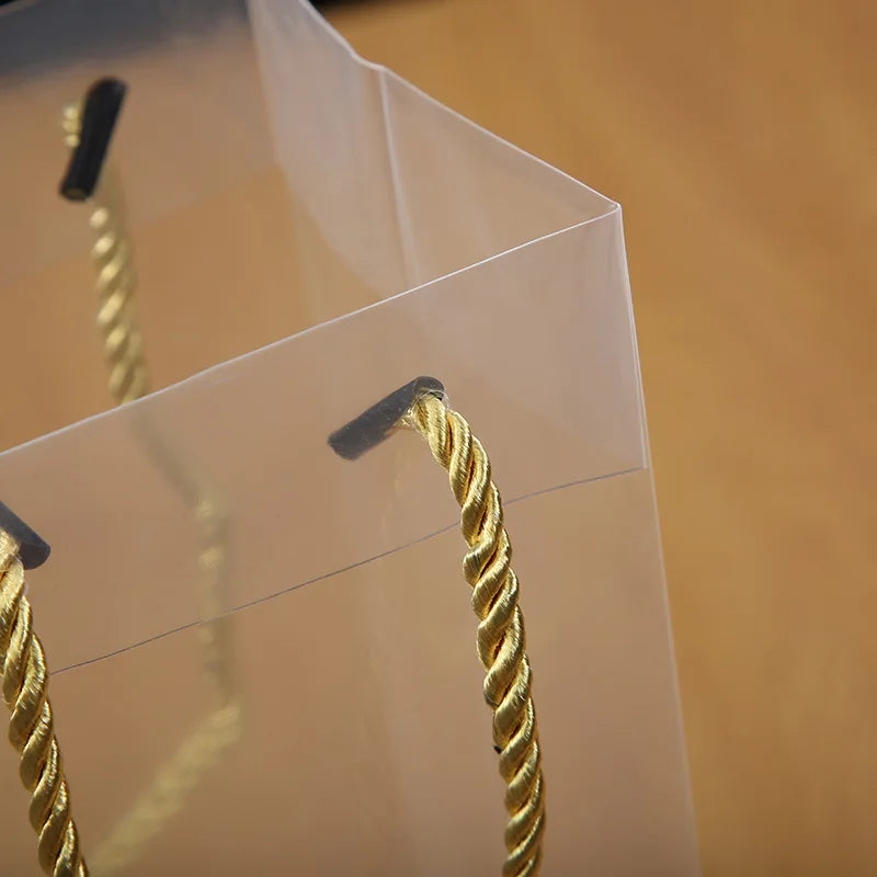 Nautical 750ml Kraft Clear Wine Gift Bag - Free Shipping