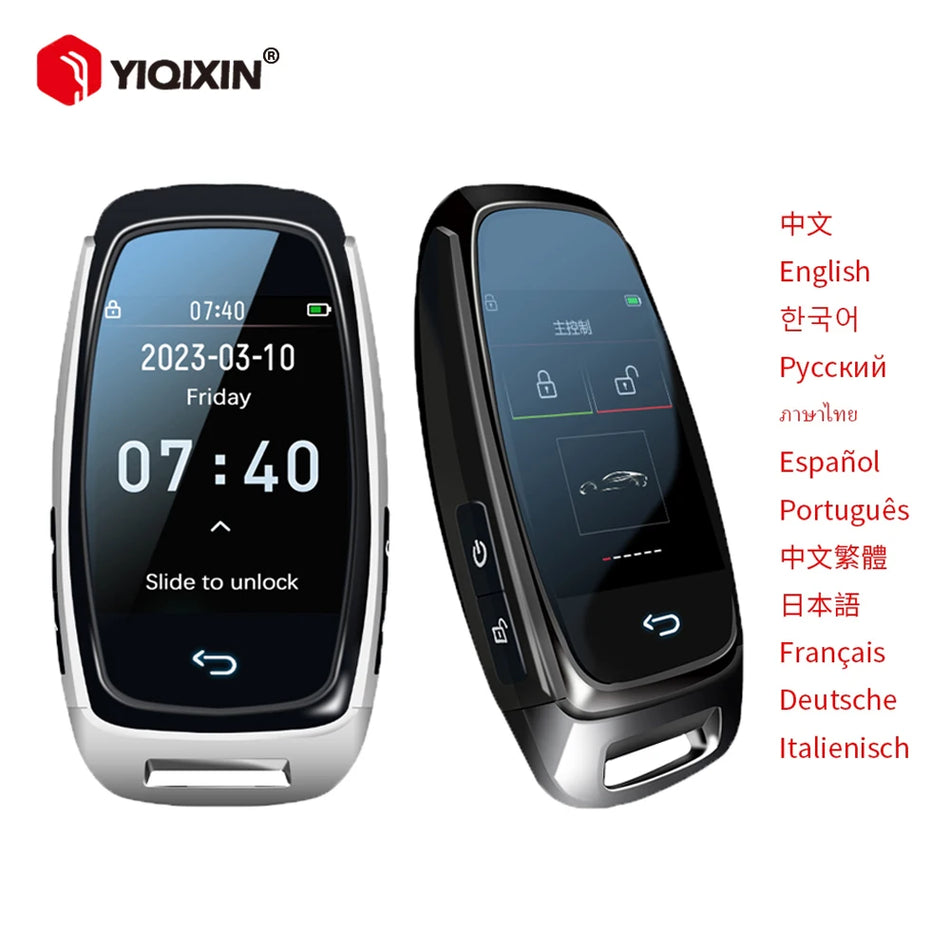 Inteligentny klucz samochodowy LCD z funkcją przeciwdziałania zgubieniu dla BMW