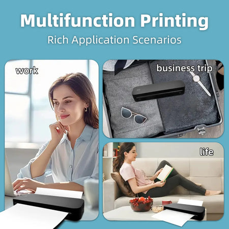 Mini Thermal Printer Bluetooth A4 &ndash; Wireless Printing