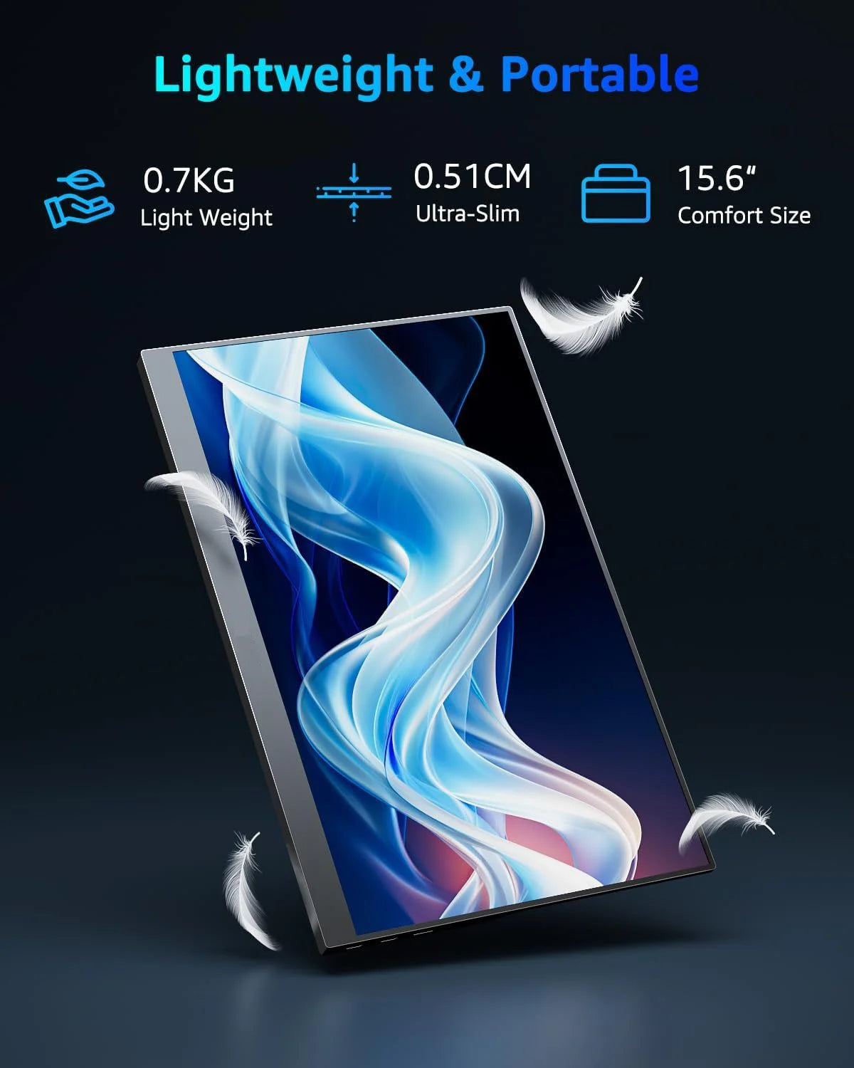 15.6 Inch Portable Monitor &ndash; Full HD 1080P IPS Screen