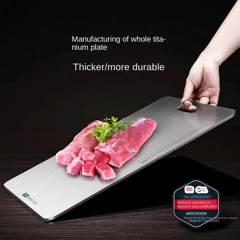 3.0mm Thickened Pure Titanium Cutting Board &ndash; Eco-Friendly