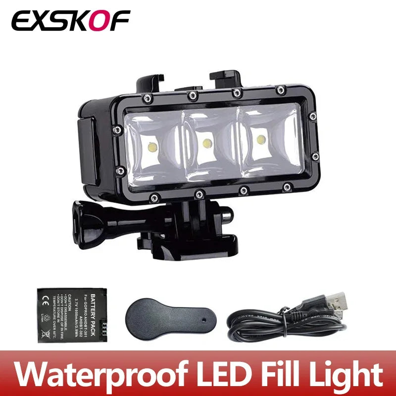 Waterproof LED Fill Light &ndash; Perfect for Underwater Photography