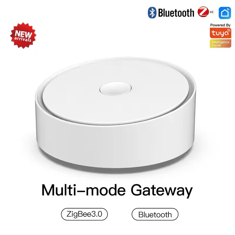 Moes Tuya Multi-mode Smart Gateway - ZigBee &amp; Bluetooth Hub with Voice Control Multi Gateway Hub