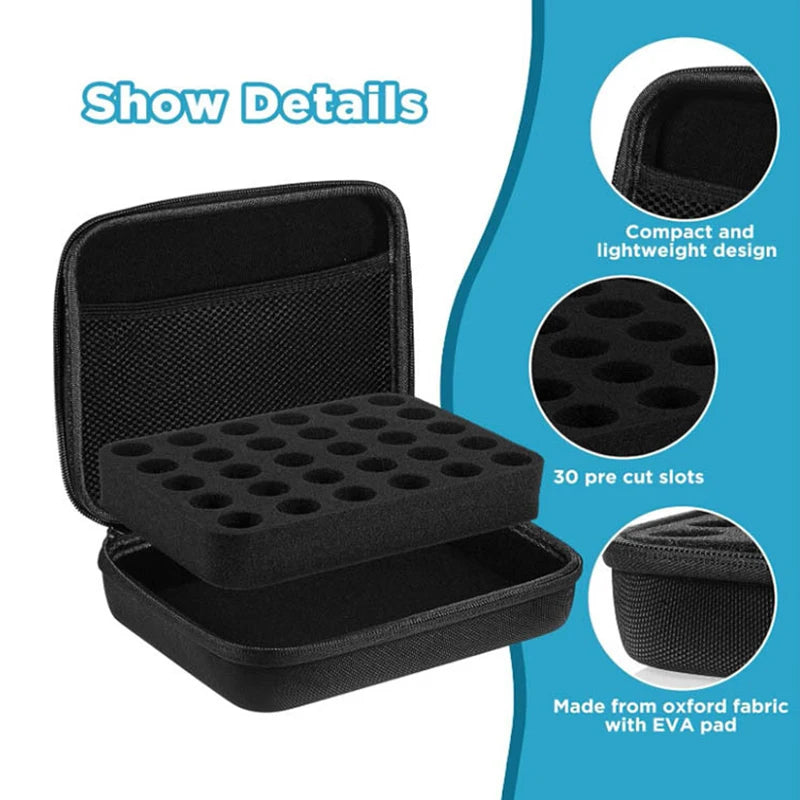 1PC Hard Battery Organizer Storage Box &ndash; Insulin Vial Mesh