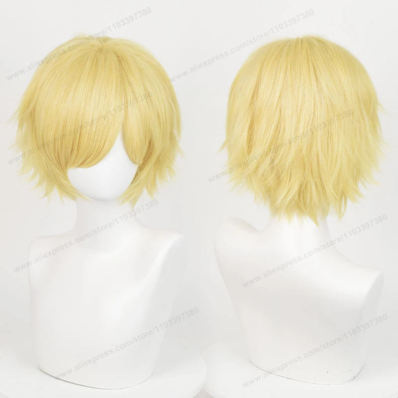 30cm Cosplay Wig - Heat Resistant Synthetic Hair in Various Colours Mixed 30