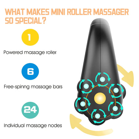 Rechargeable Massage Roller Gun &ndash; Deep Tissue Relief