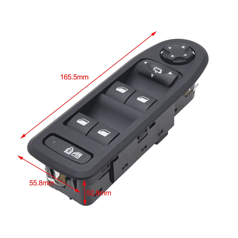 Przycisk sterowania oknem do Peugeota 308, 508, Citroena C5, bezpośrednia wymiana ABS