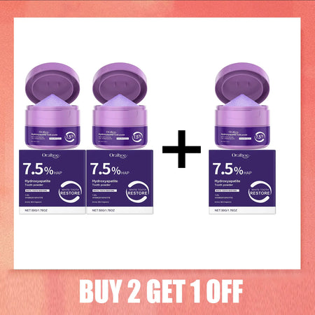 Whitening Tooth Powder &ndash; Deep Cleaning and Plaque Removal Buy 2 Get 1 Free