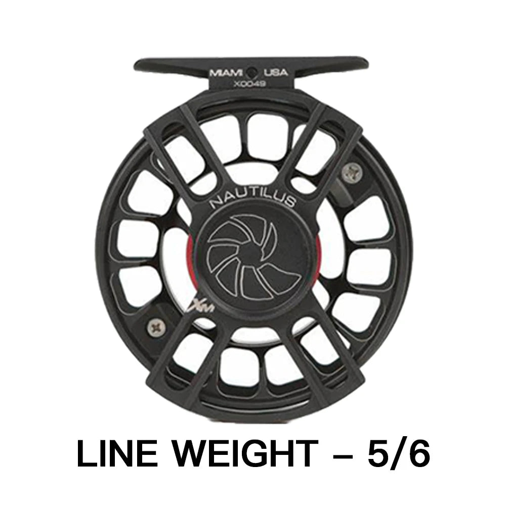 Nautilus Miami Ross Colorado Evolution LTX Fly Fishing Reels &ndash; Lightweight High-Performance Pressure Cast Aluminum 08 5-6 BLACK