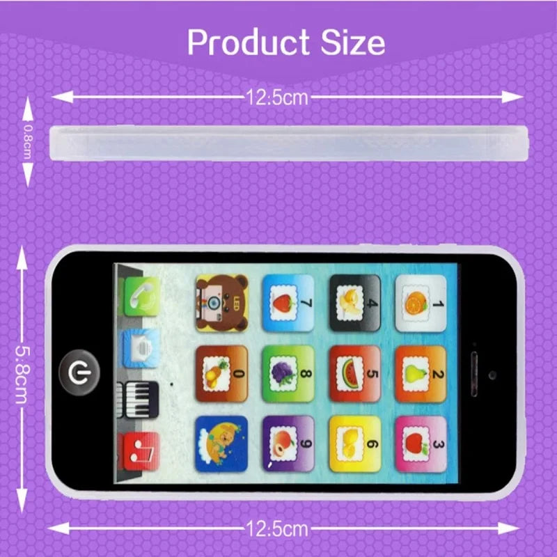 Children Simulation Phone Toy - Educational Light And Sound