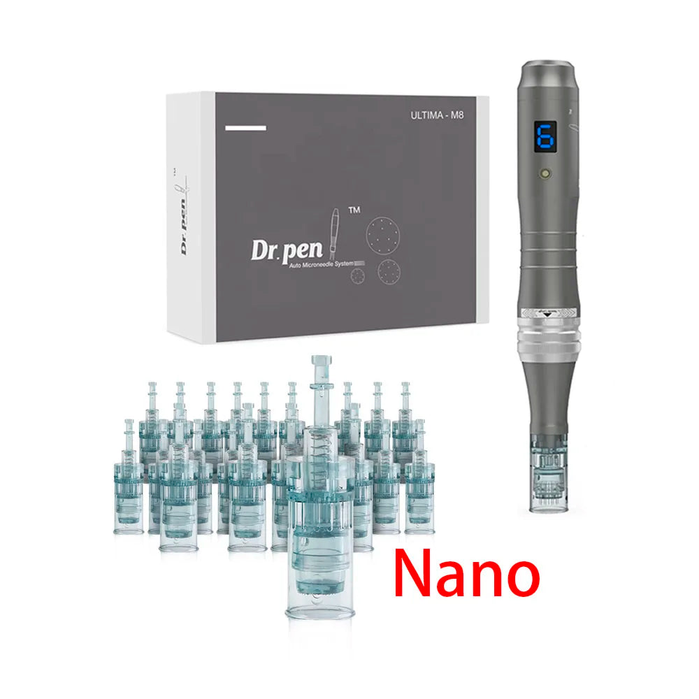 Dr Pen M8 - Wireless Derma Pen With 22 Needles Plus Display 22pcs nano