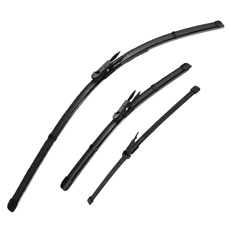 Misima Windshield Windscreen Wiper Blades For BMW X1 E84 Front Rear Window Set 2009 2010 2011 2012 2013 2014 2015 by InterCyprus Trading Ltd