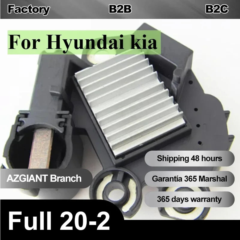 Supporto Spazzola Carbonio Sostituzione in Rame per Generatore Hyundai Ix35 Santa Fe e Kia Sorento Cerato