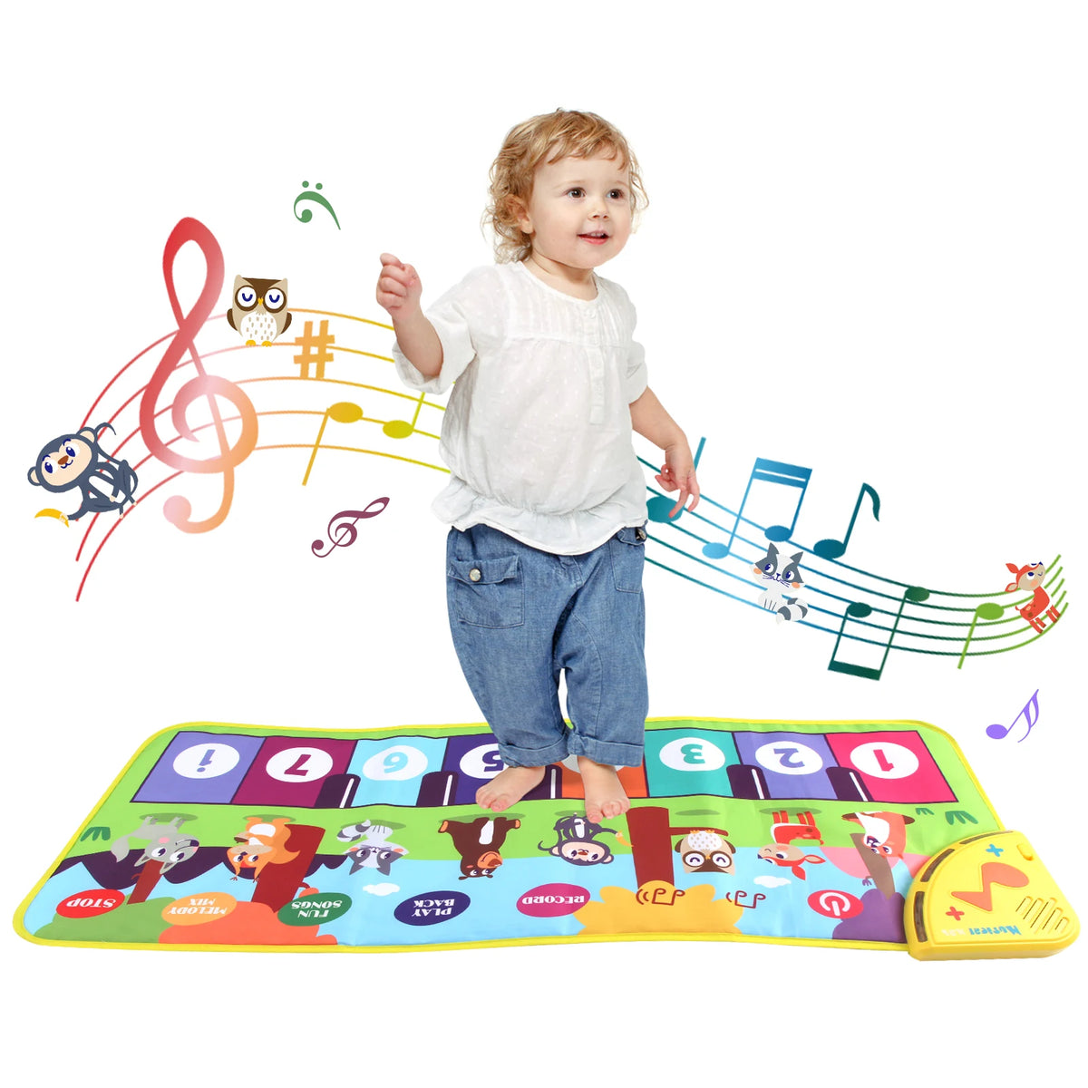 Music Piano Dance Mat &ndash; Educational Fun with Animal Sounds