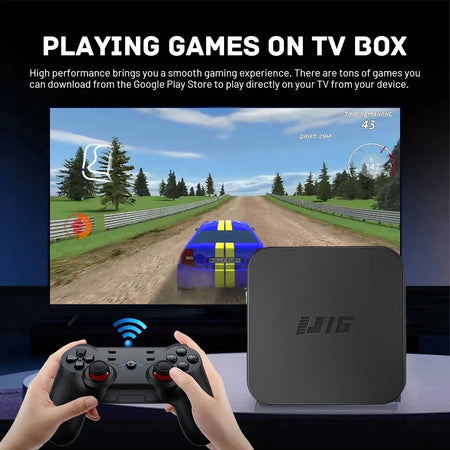 U16 4K Android TV Box &ndash; Android 11.0 OS Dual Band WiFi