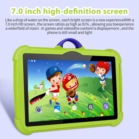 Kids Tablet 7 Inch 5G WiFi Android 13 Quad Core - Ultra Slim