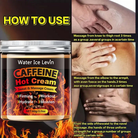 60g Caffeine Thermal Massage Cream &ndash; Deep Moisturizing and Firming Formula