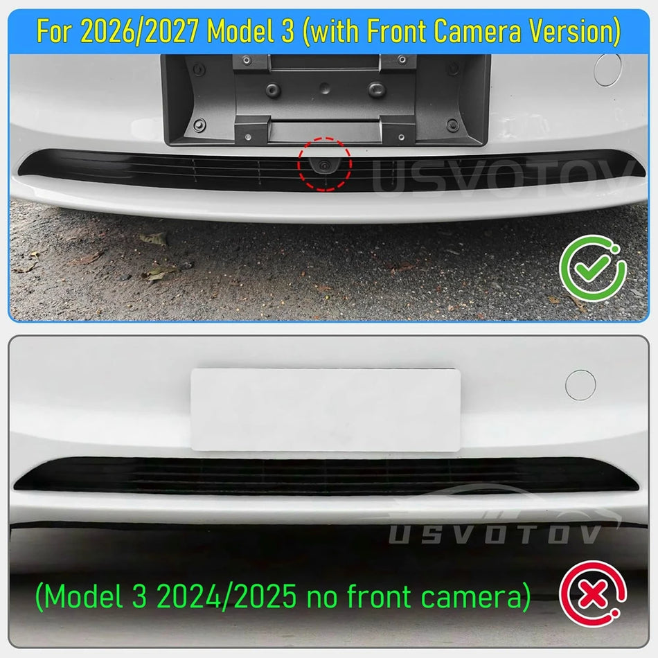 Frontgrill-Mesh-Einsatz mit ABS für Tesla Model 3 2026 Highland