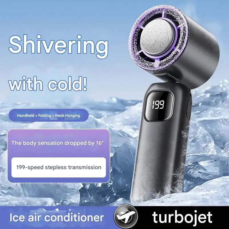 Xiaomi 2025 Rechargeable Portable Turbo Fan - Dual-Purpose Air Conditioner