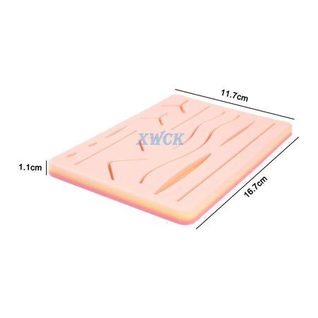 17Pcs Silicone Suture Pad Kit &ndash; Practice Model With Tools