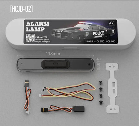 RC Car Roof Lamp 7 Colors LED Light Bar &ndash; 12 Modes HCJD-02