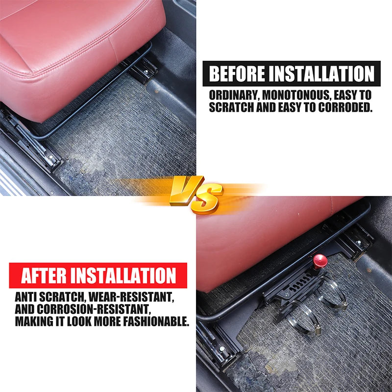 Karbon Çelik Siyah Yangın Söndürücü Braketi LADA NIVA için