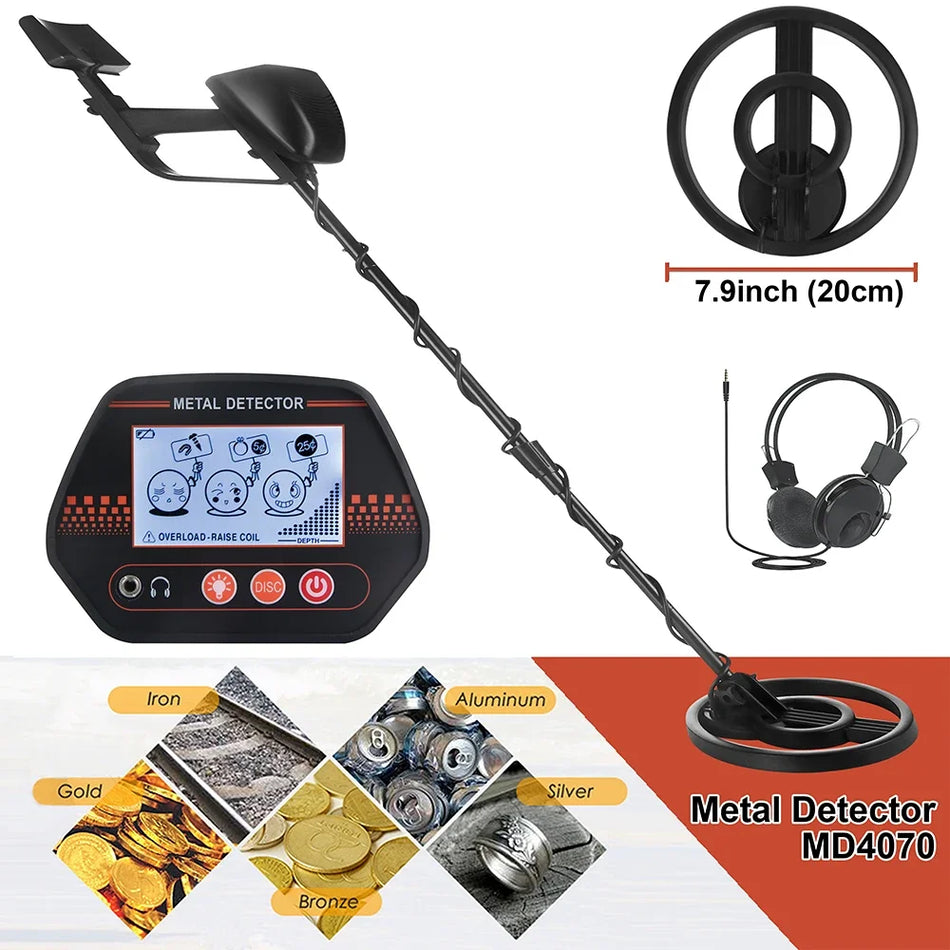 MD4070 Underground Metal Detector - High Sensitivity