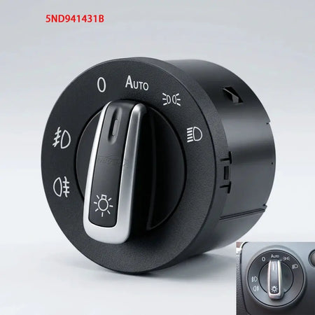 Headlight Switch 10 Pin 5ND941431B For VW Golf MK5 MK6 Jetta Passat Tiguan by InterCyprus Trading Ltd