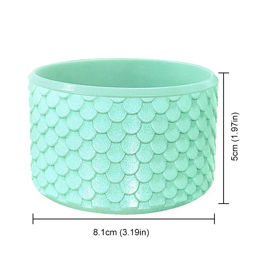 Silicone Boot Sleeve For 20oz 30oz 40oz Water Bottles Green