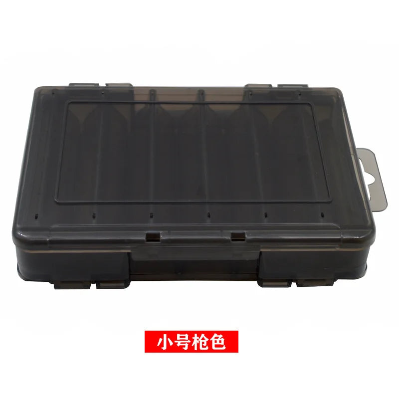 Fishing Case Double Sided Lure Box &ndash; Clear Lid For Viewing 14x11x3cm 1