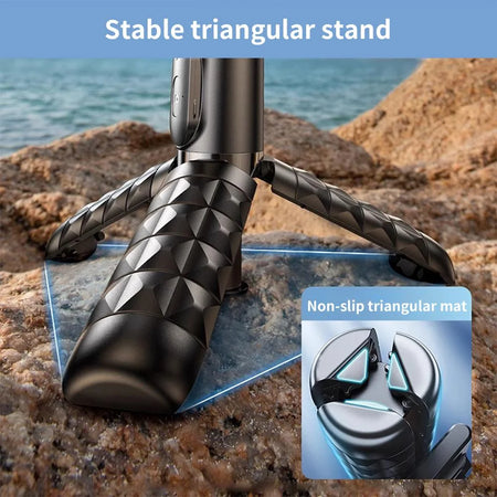 CrownQu Selfie Stick &ndash; 360 Degree Rotation with Bluetooth Remote