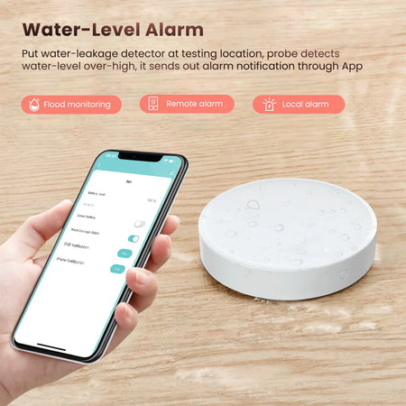 AVATTO Zigbee Smart Water Leak Detector with APP Control and Alarm System