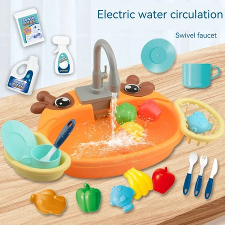 Kitchen Sink Toys Pretend Play Set &ndash; Non Electric Dishwasher