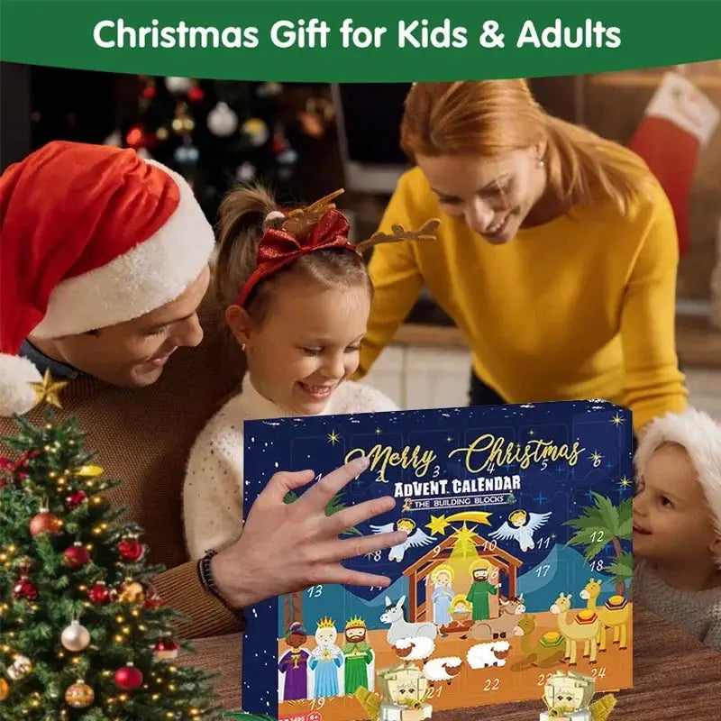 DIY Christmas Advent Calendar With 24 Day Count Down Plastic Bricks by InterCyprus Trading Ltd