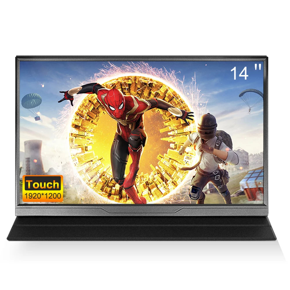 LANLIPU 14 Inch Portable Monitor &ndash; Touch Screen With Built-In Speaker