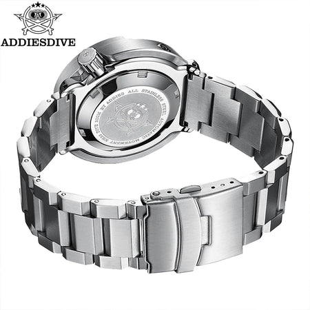 ADDIESDIVE Automatic Mechanical Diving Watch - Stainless Steel, Scratch Proof, Waterproof