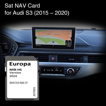2024 Europe UK Maps 8W0919866CP SD Card &ndash; 16GB High Speed CHINA / for Audi MIB-HS S3