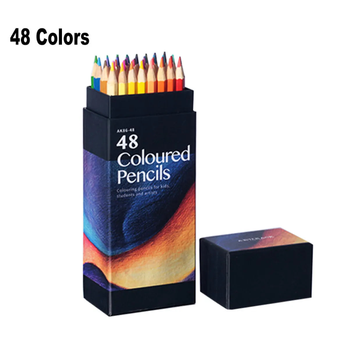 ARJTRACK Professional Oil Wood Soft Watercolor Pencils 48 colors