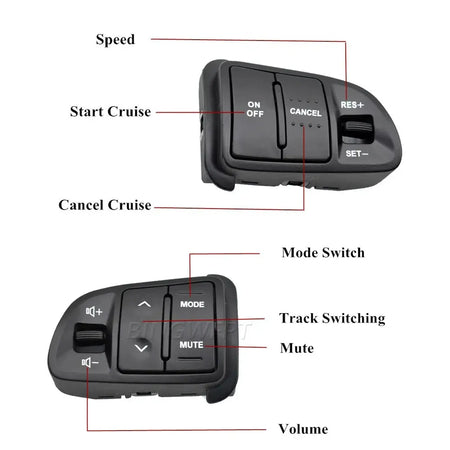 Multifunction Steering Wheel Audio Cruise Control Buttons For KIA Sportage 2011-2016(except 2015) With Backlight Bluetooth Wire by InterCyprus Trading Ltd