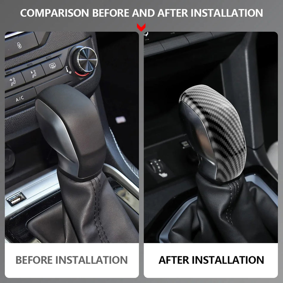 Peugeot 308 308S 408 versnellingspookknop sticker met ABS-materiaal